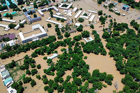 Flood after Dam collapse in Nigeria